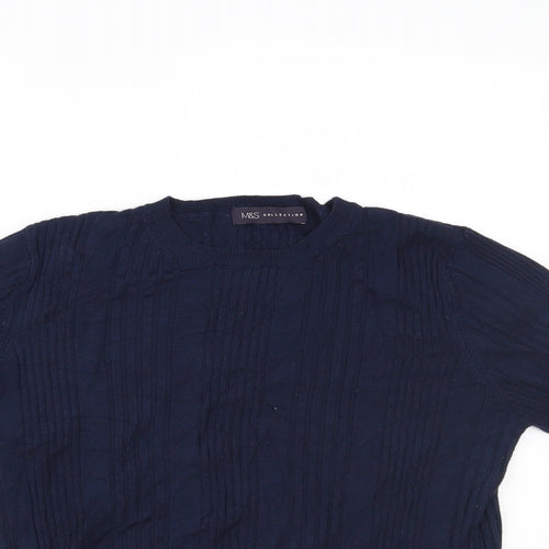 Marks and Spencer Womens Blue   Basic T-Shirt Size 14