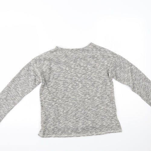 NEXT Girls Grey   Pullover Jumper Size 11 Years