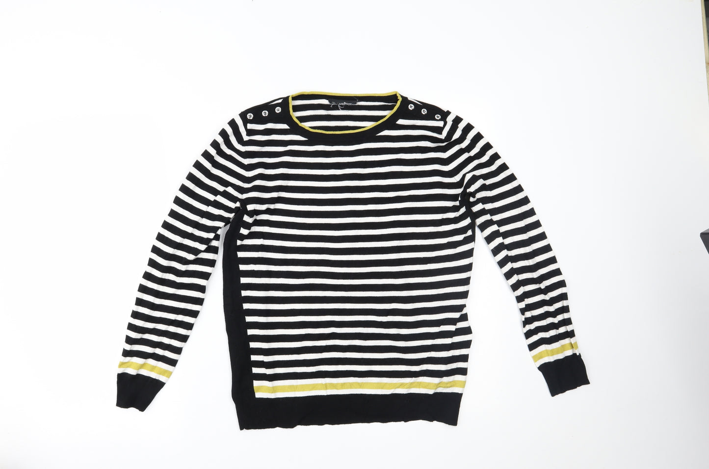 Wallis Womens Multicoloured Striped  Basic Blouse Size 14