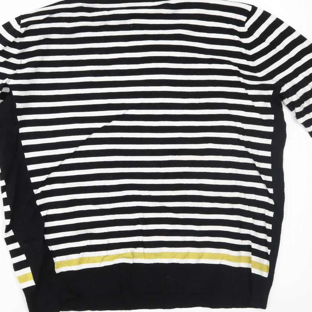 Wallis Womens Multicoloured Striped  Basic Blouse Size 14