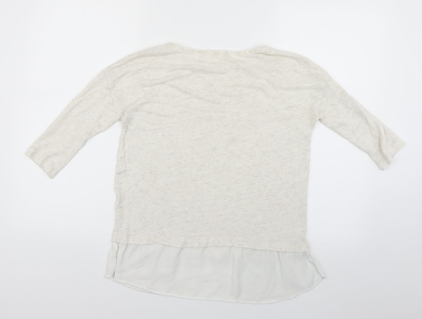 back to basics Womens Beige   Basic Blouse Size 6