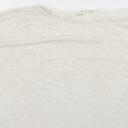 back to basics Womens Beige   Basic Blouse Size 6