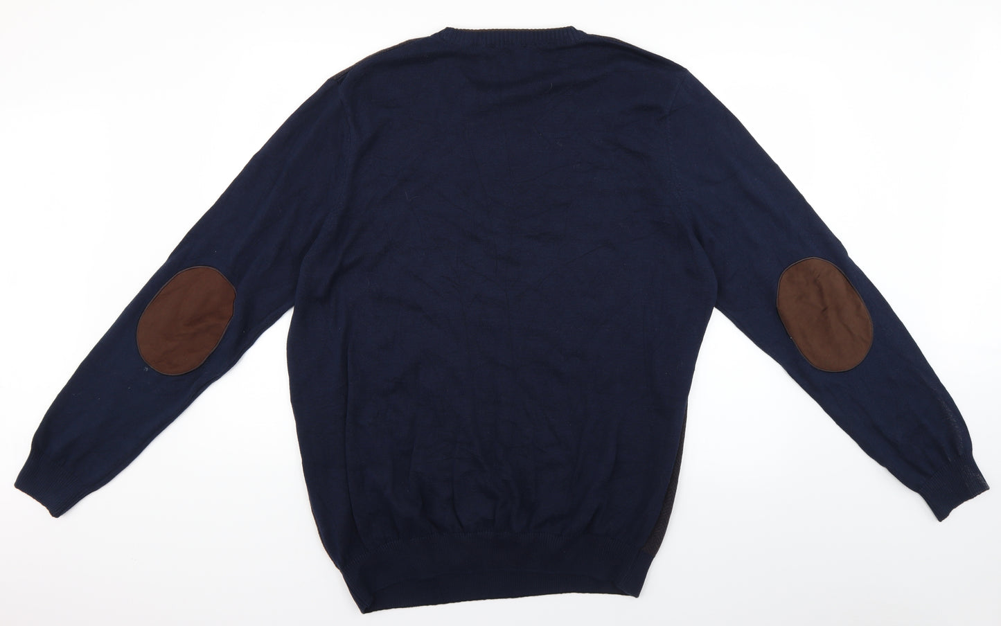 LC Waikiki Mens Blue  Knit Pullover Jumper Size 2XL