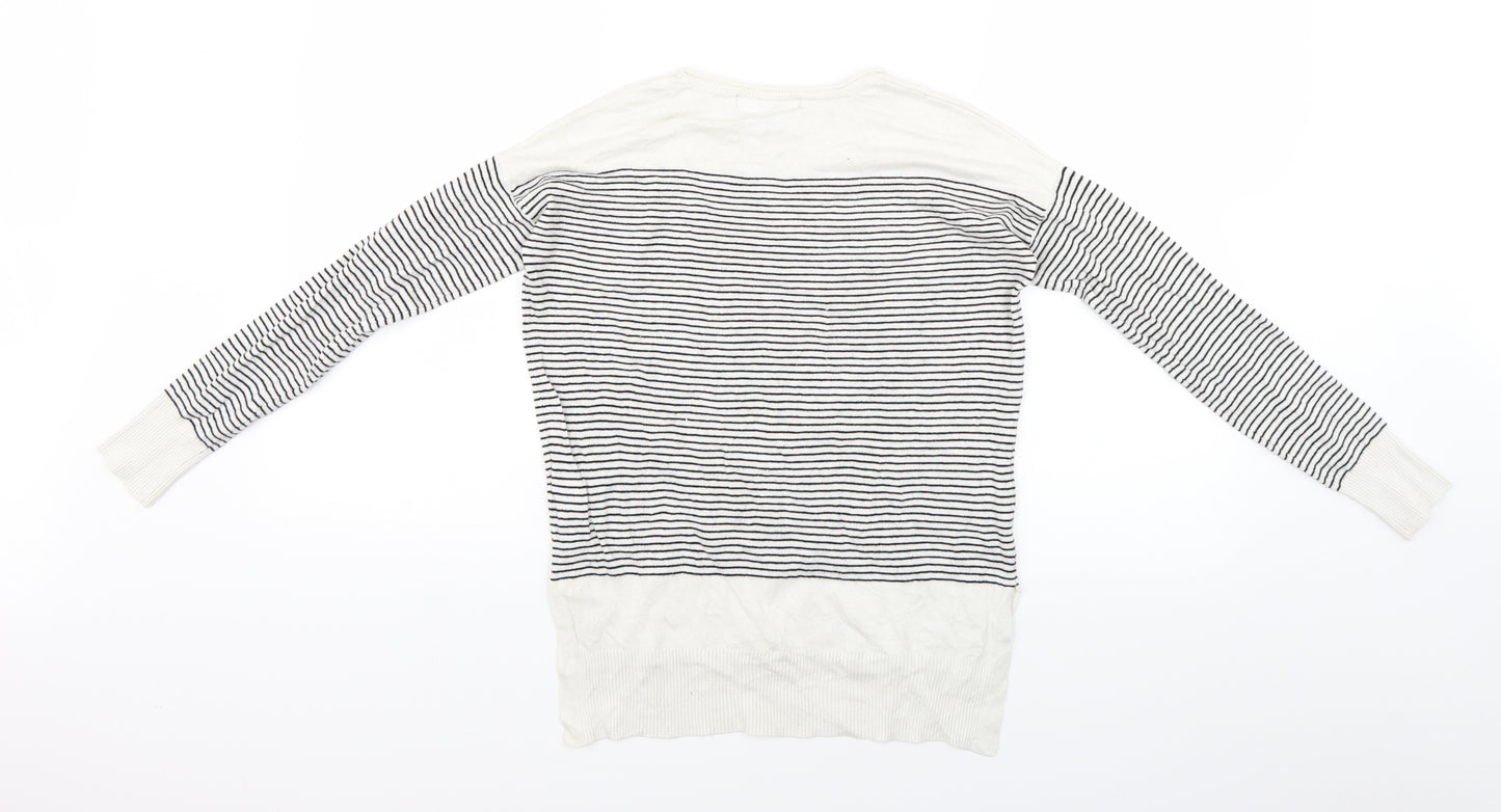 Atmosphere Womens Multicoloured Striped  Basic T-Shirt Size 6