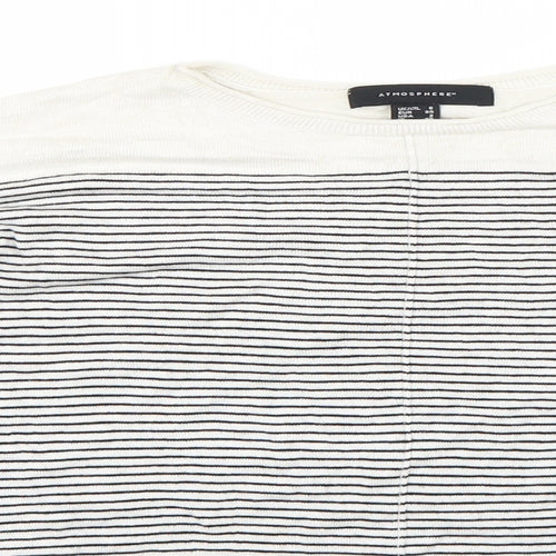Atmosphere Womens Multicoloured Striped  Basic T-Shirt Size 6