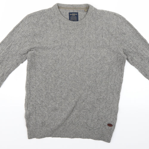 Hammond Mens Grey   Pullover Jumper Size S