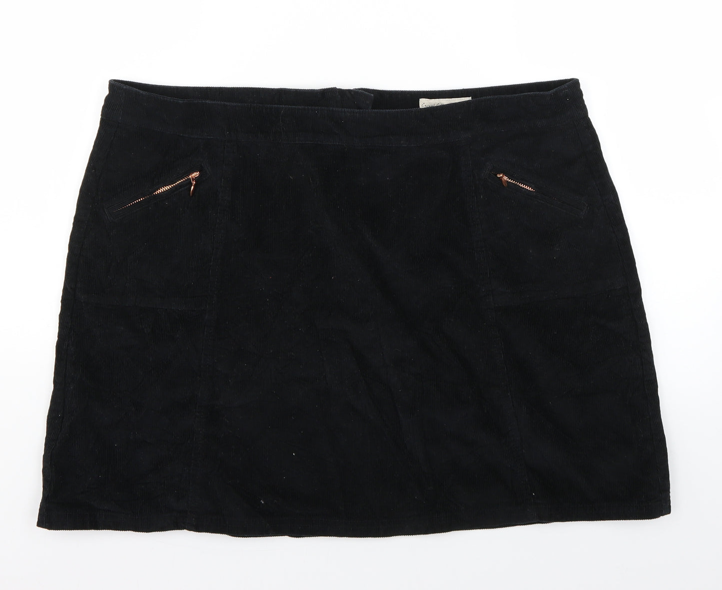 F&F Womens Black   Skater Skirt Size 20