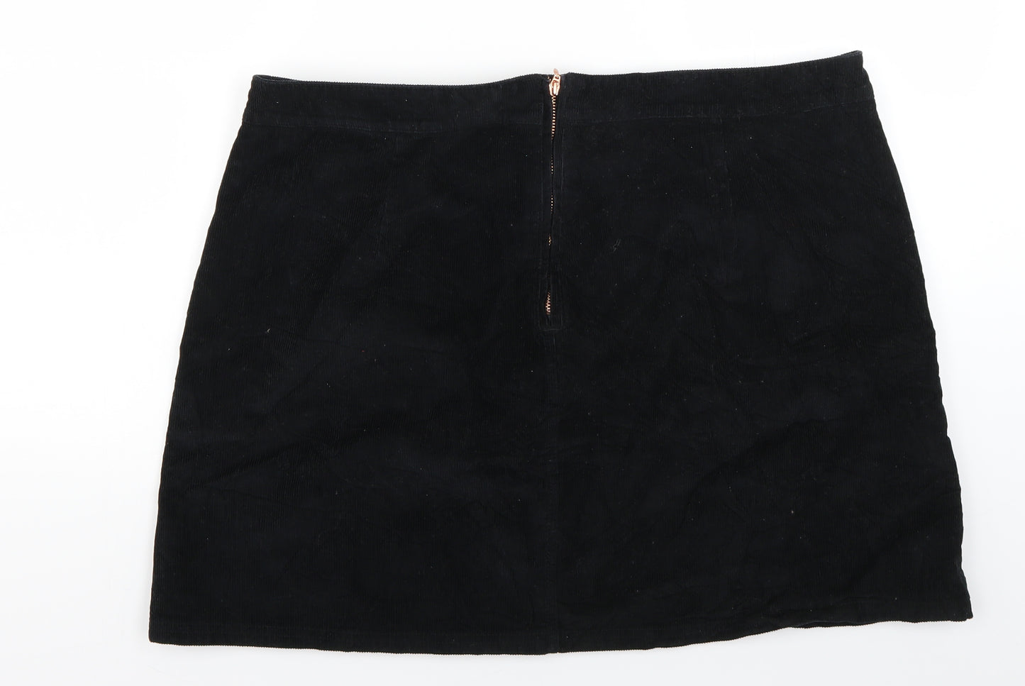 F&F Womens Black   Skater Skirt Size 20