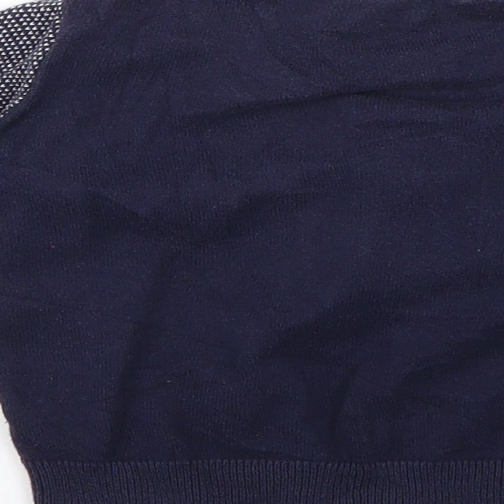 Mothercare Baby Blue Geometric  Jacket  Size 24 Months
