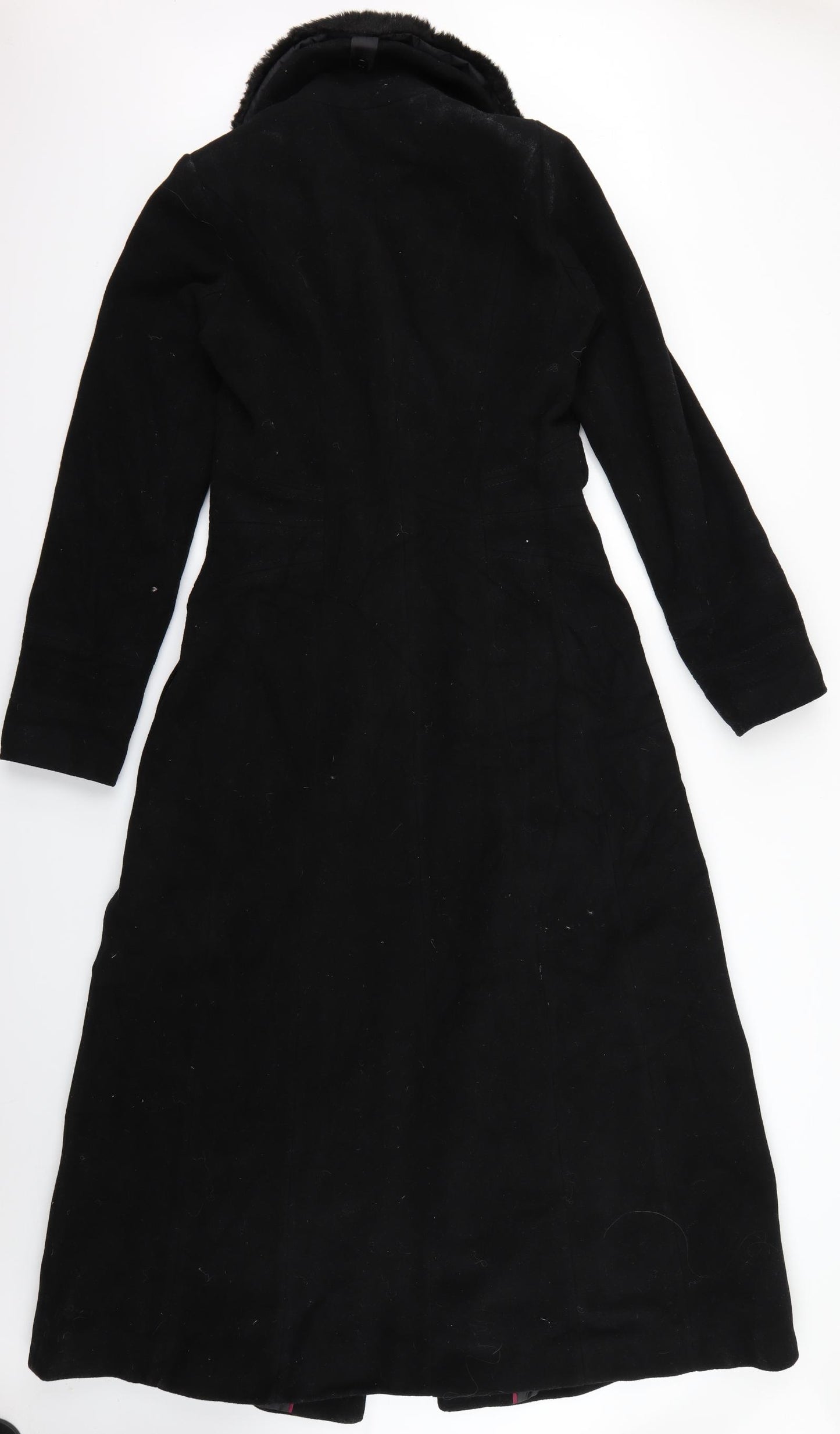 Long Tall Sally Womens Black   Overcoat Coat Size 12