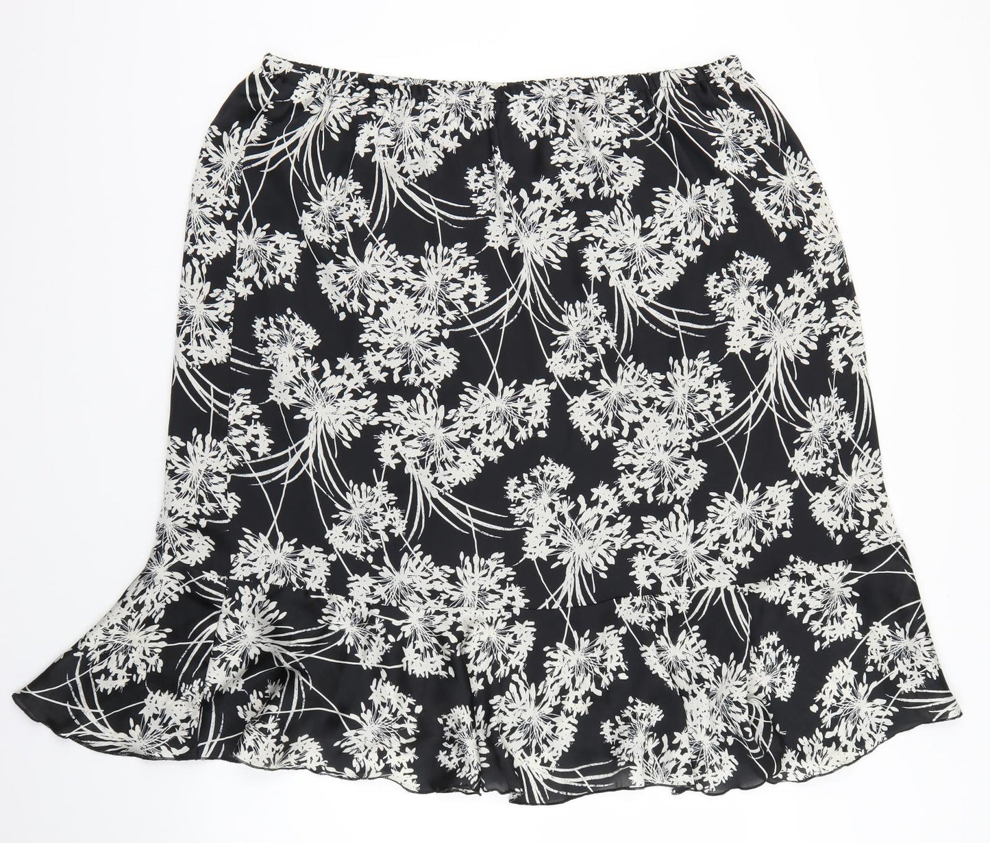 Afibel Womens Multicoloured Floral  Flare Skirt Size 26