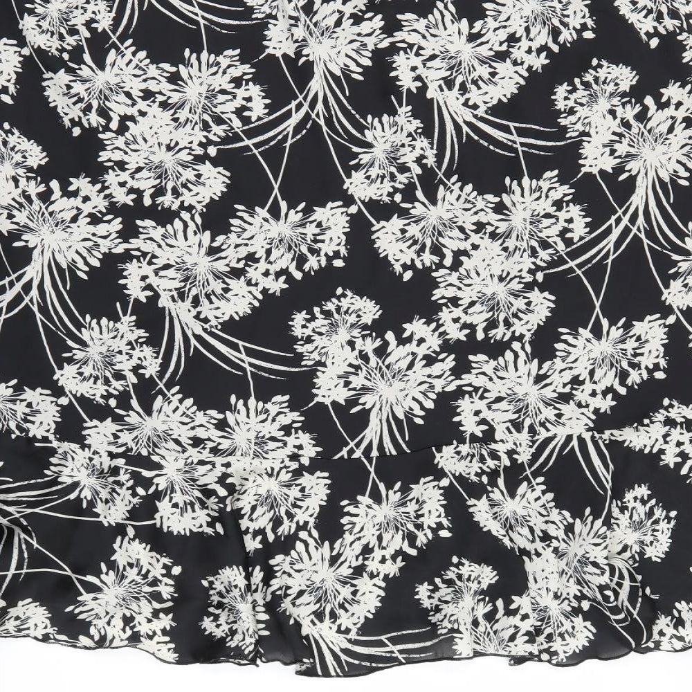 Afibel Womens Multicoloured Floral  Flare Skirt Size 26