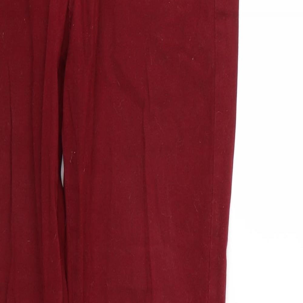 yesyes Womens Red   Skinny Jeans Size 10 L31 in