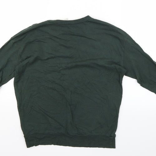 H&M Womens Green  Knit Pullover Jumper Size L  - not average