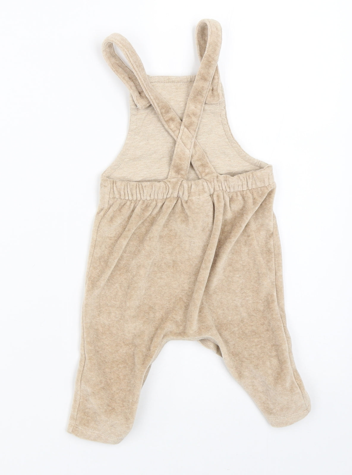 NEXT Boys Beige   Dungaree One-Piece Size 3-6 Months