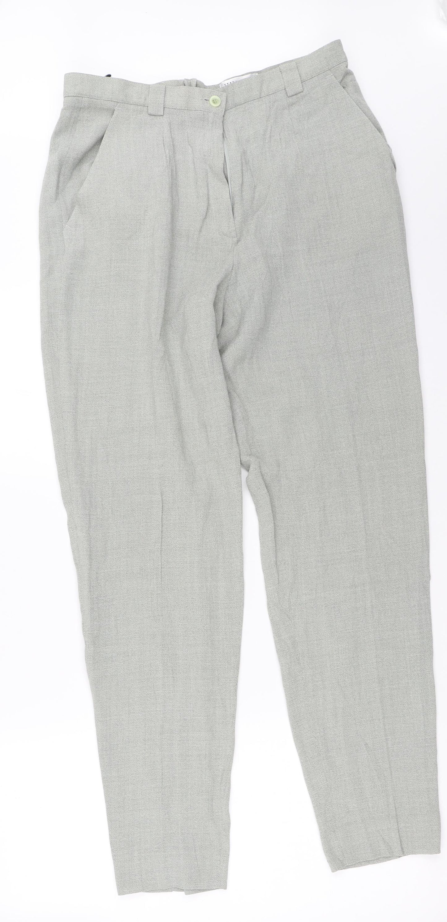Hauber Womens Green   Trousers  Size 14 L29.5 in