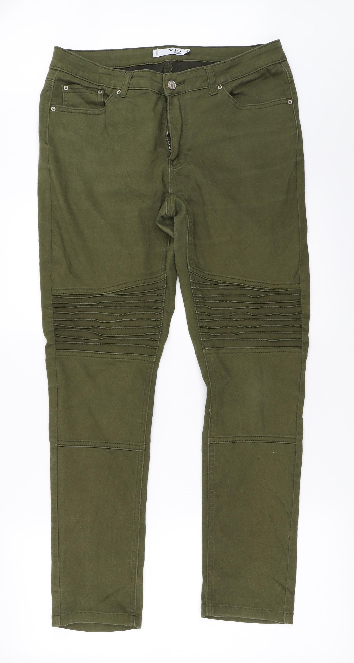 VRS Womens Green   Skinny Jeans Size 42 L28.5 in