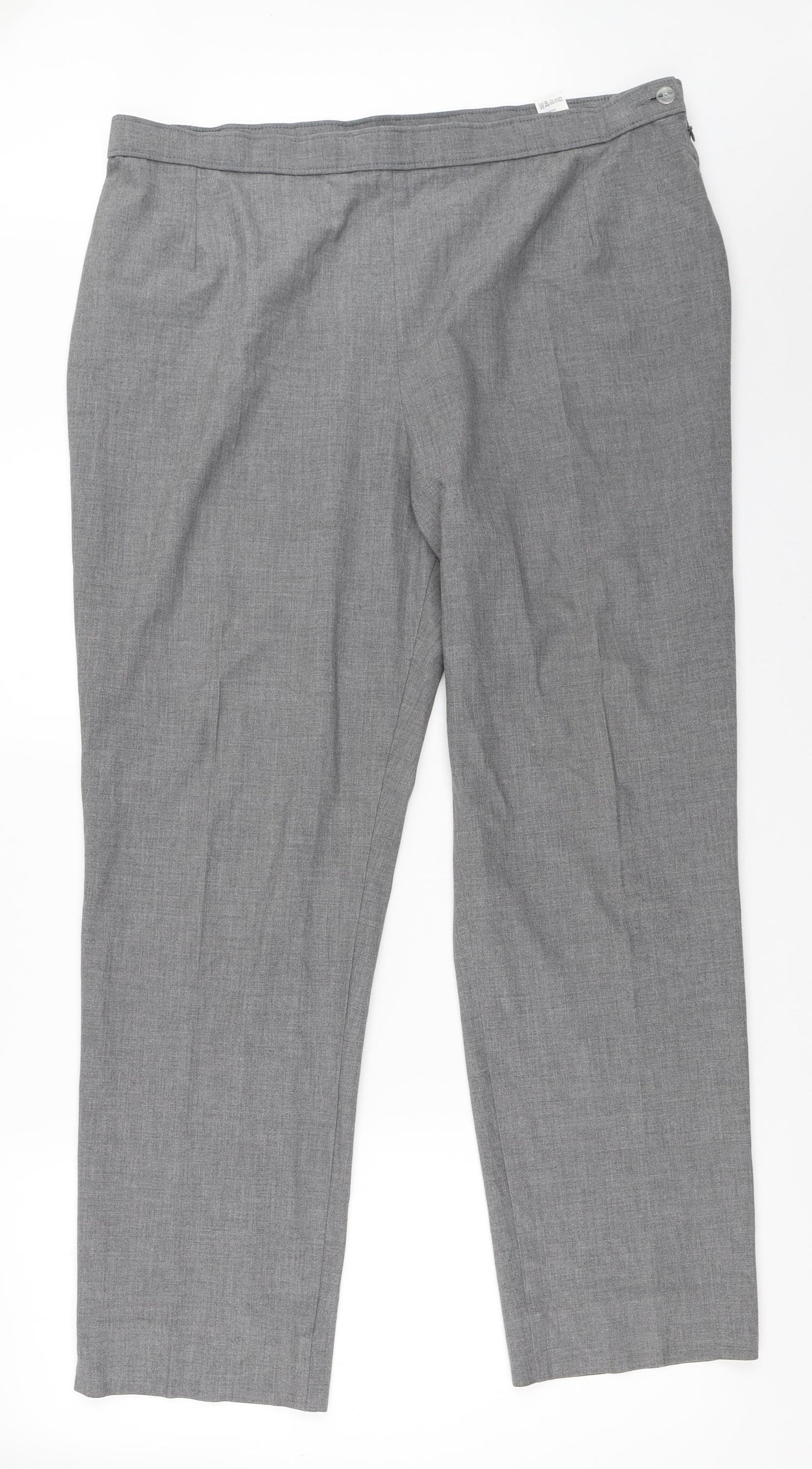 Marks and Spencer Womens Grey   Trousers  Size 20 L28 in