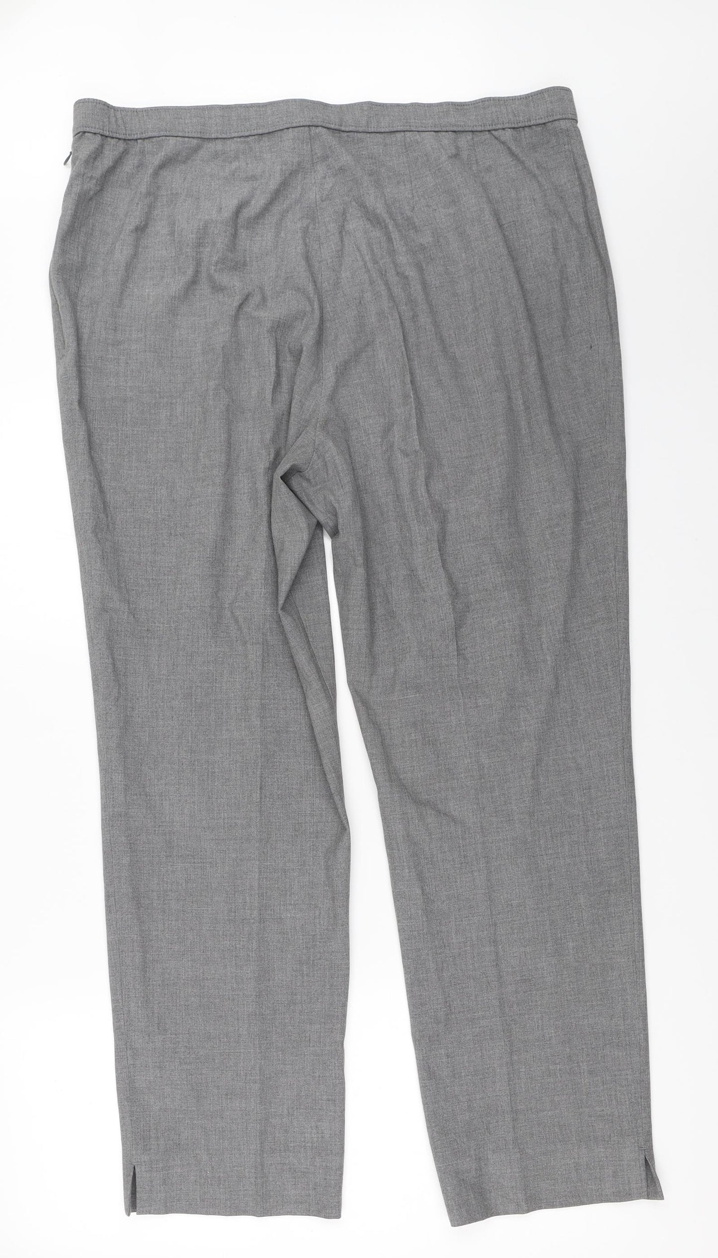 Marks and Spencer Womens Grey   Trousers  Size 20 L28 in