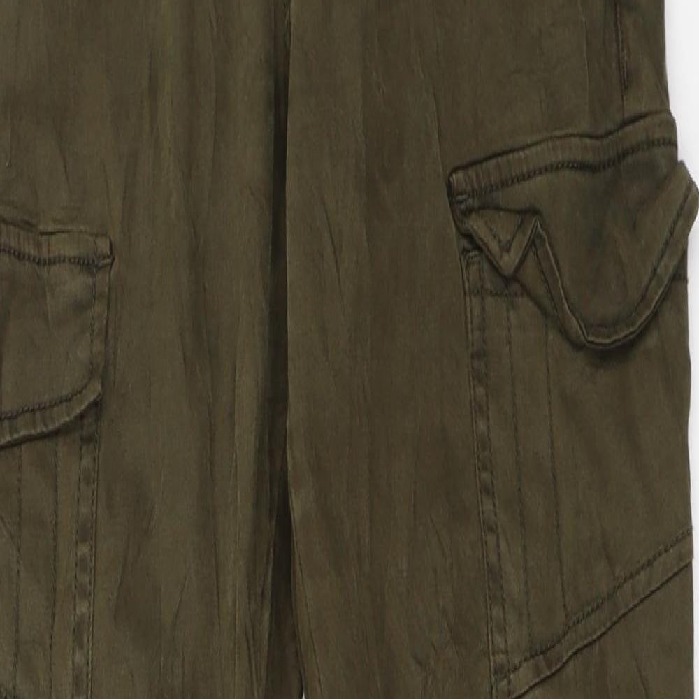 H&M Womens Green   Cargo Trousers Size 36 L28.5 in