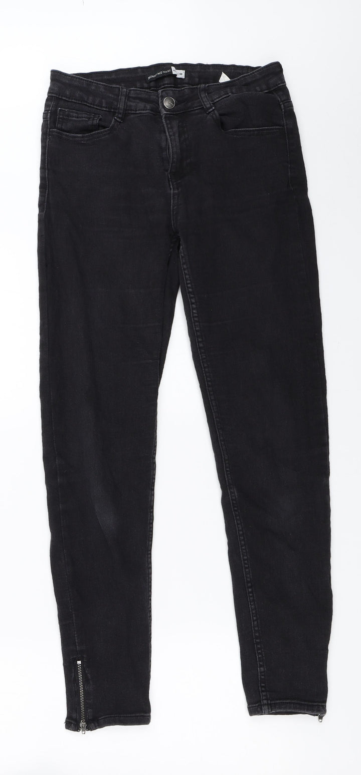 Sinsay Womens Black Skinny Jeans Size 38 L26 in