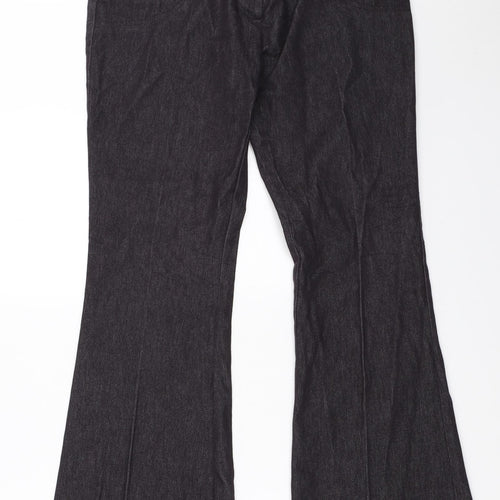 New Look Womens Black   Bootcut Jeans Size 10 L30 in