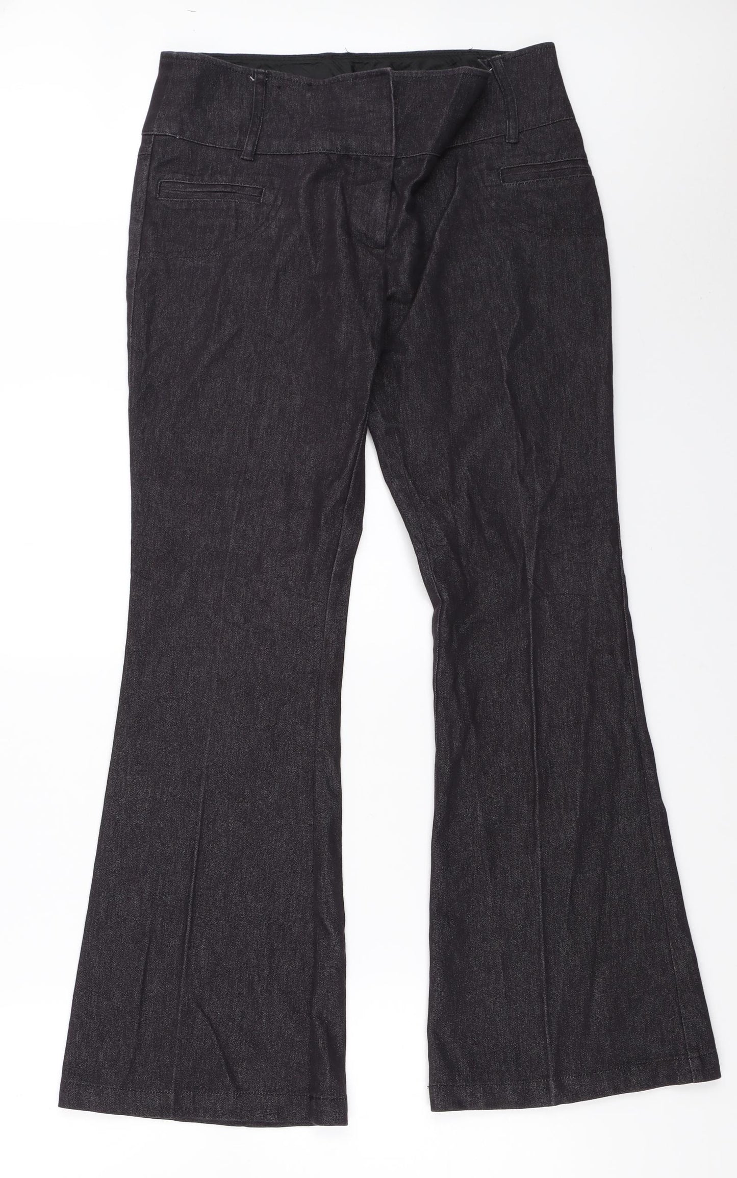 New Look Womens Black   Bootcut Jeans Size 10 L30 in