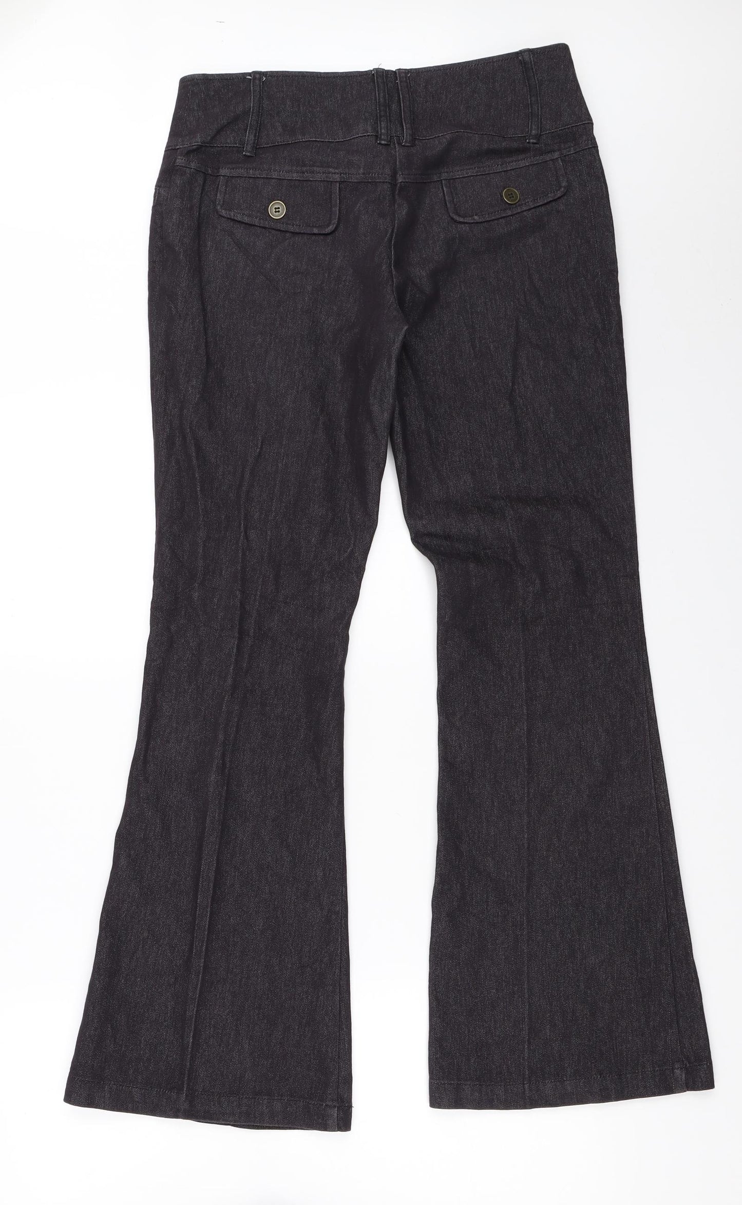New Look Womens Black   Bootcut Jeans Size 10 L30 in
