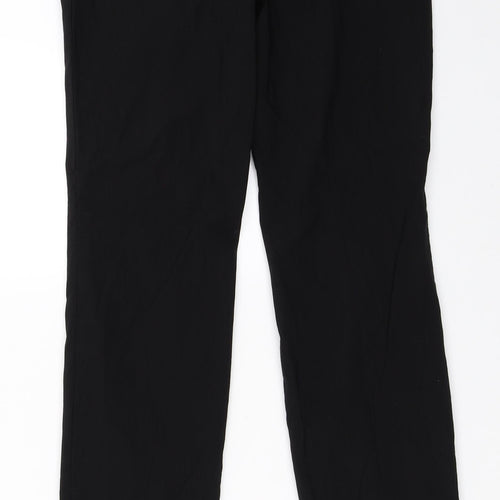 Papaya Womens Black   Trousers  Size 12 L31 in