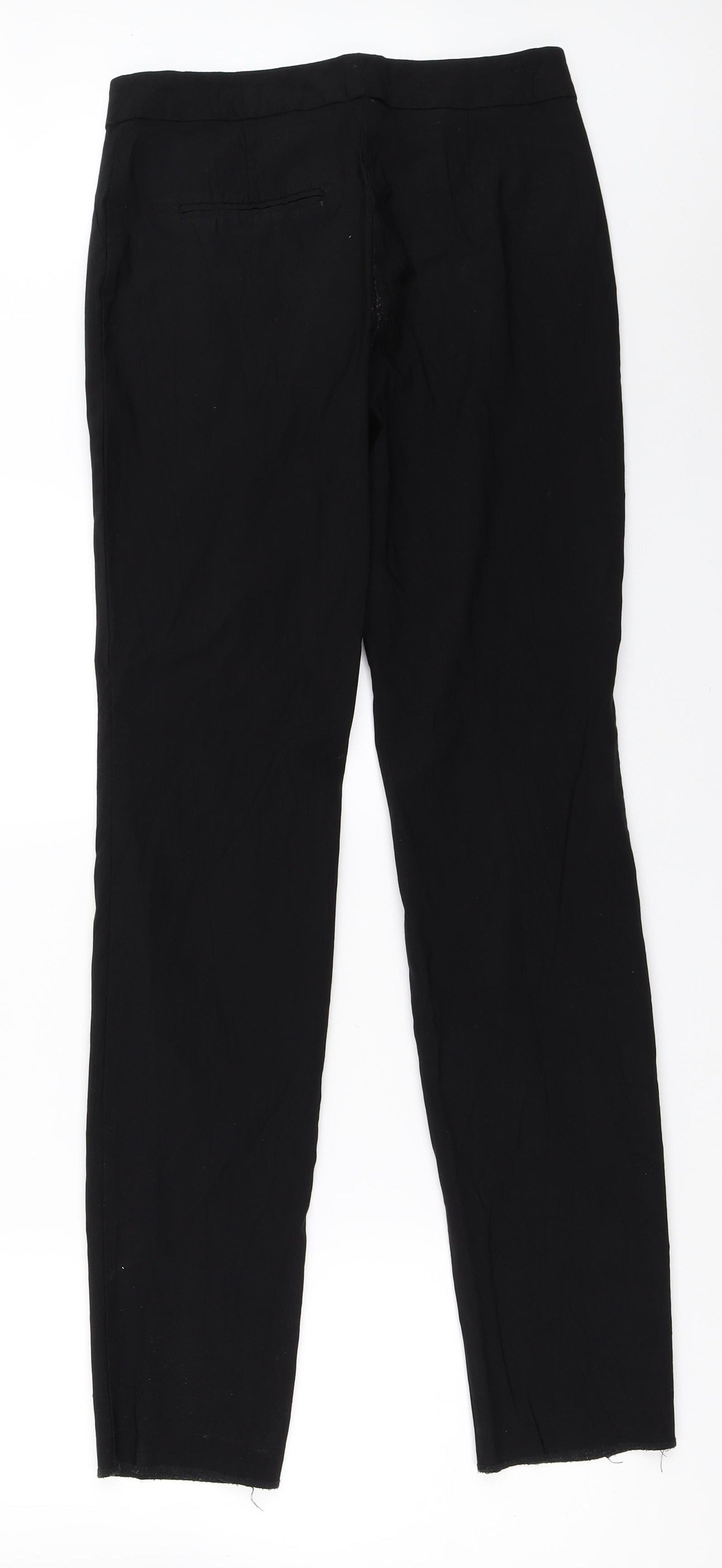 Papaya Womens Black   Trousers  Size 12 L31 in
