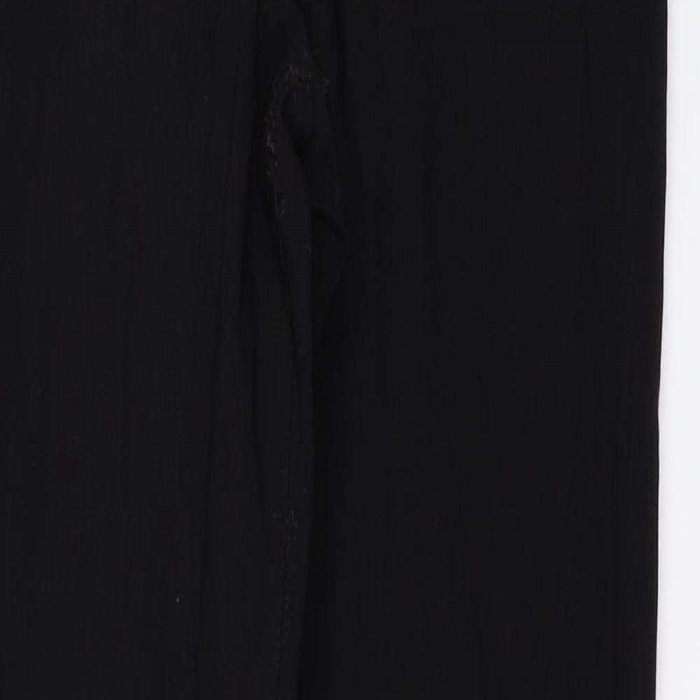 Papaya Womens Black   Trousers  Size 12 L31 in