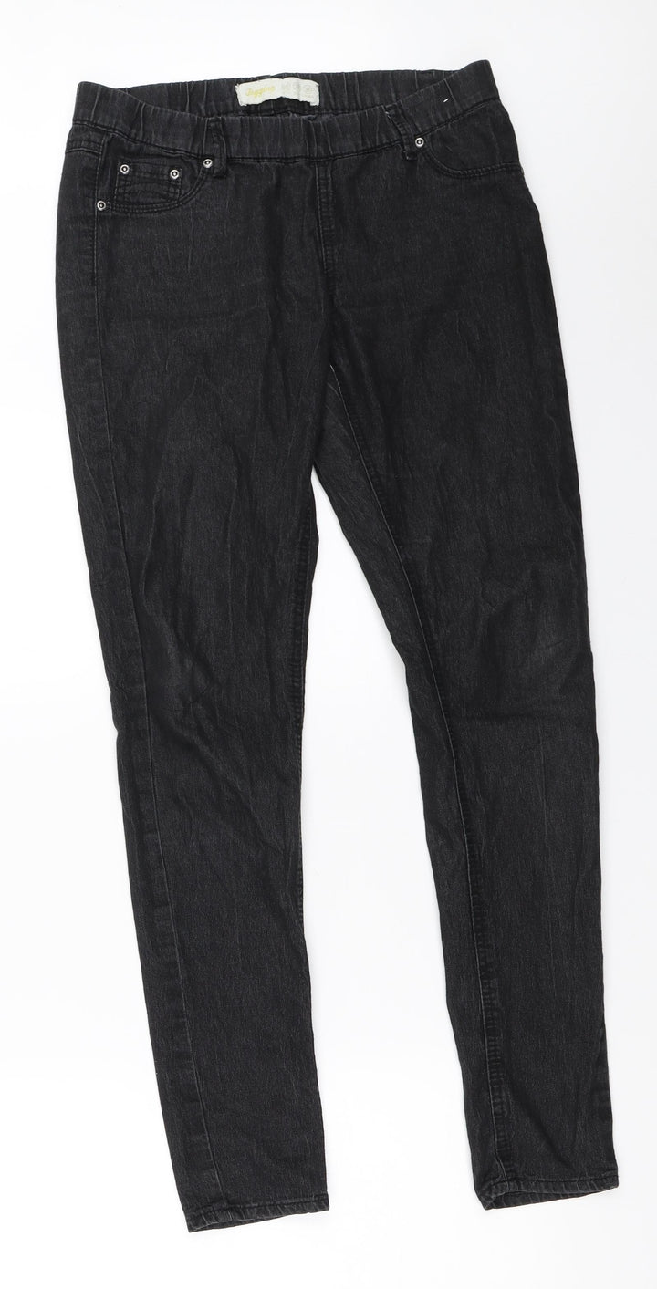 Primark Womens Black Jegging Jeans Size 10 L30 in