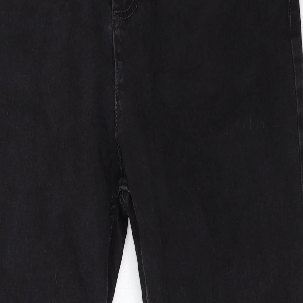 Per Una Womens Black   Cropped Jeans Size 14 L24 in