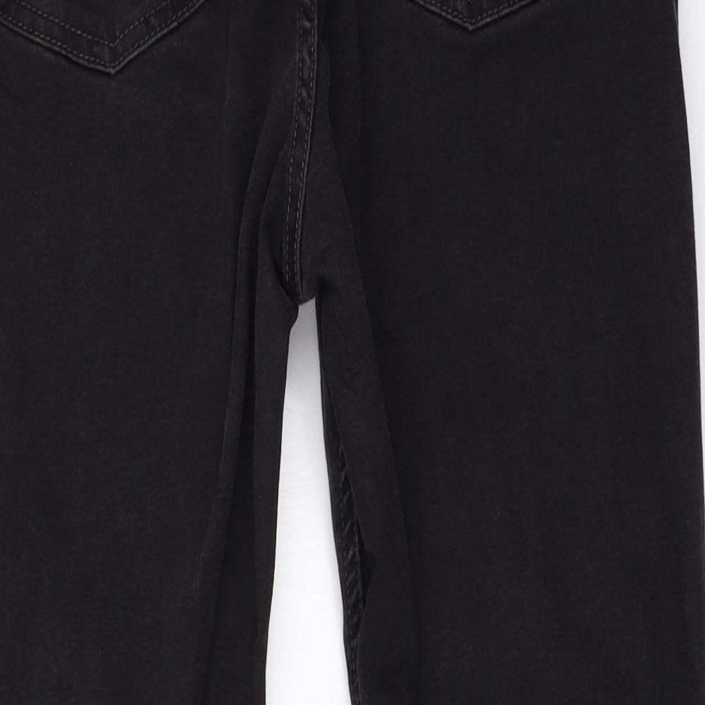Per Una Womens Black   Cropped Jeans Size 14 L24 in