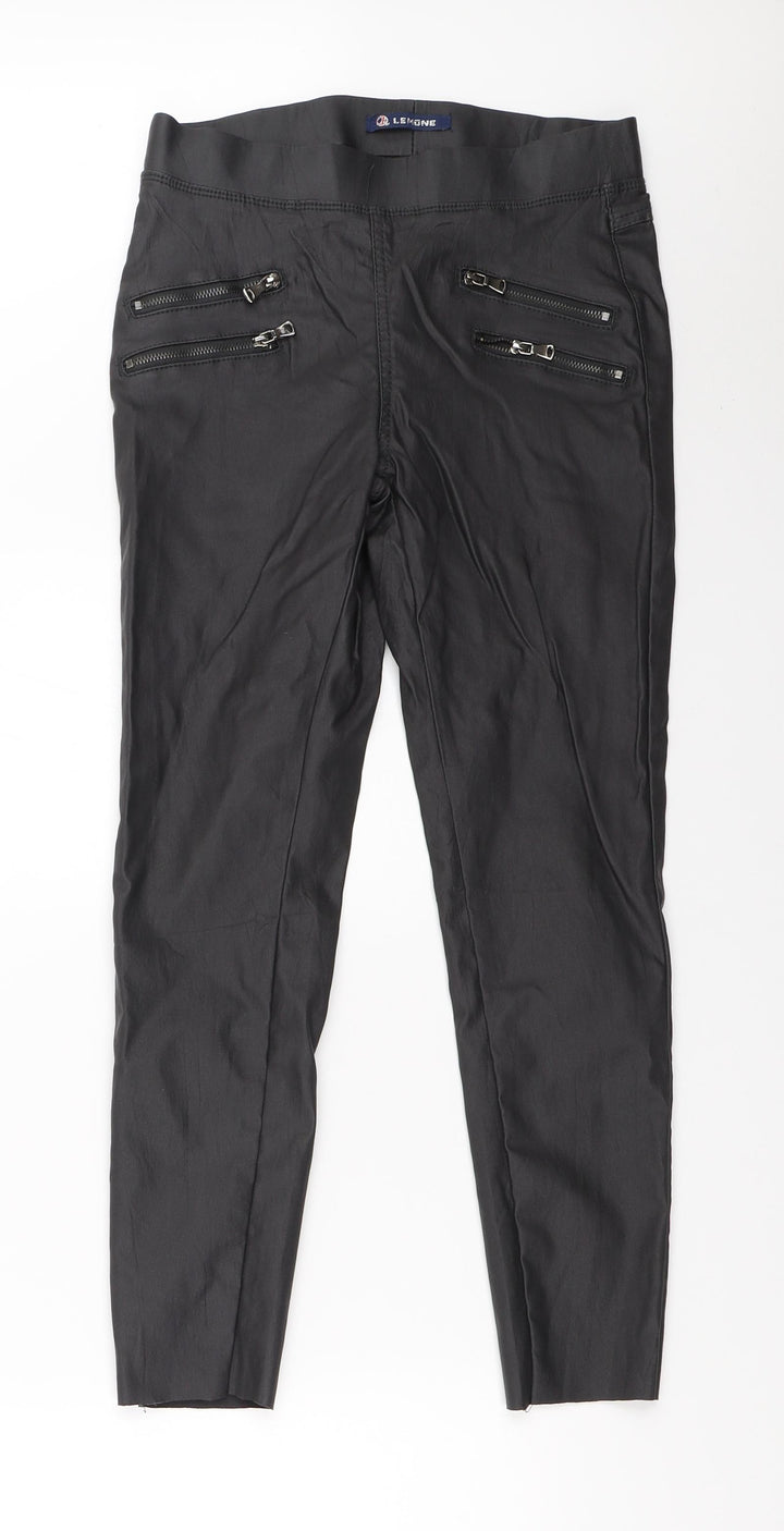 Lemone Womens Grey  Rayon Skinny Jeans Size 38 in L24 in