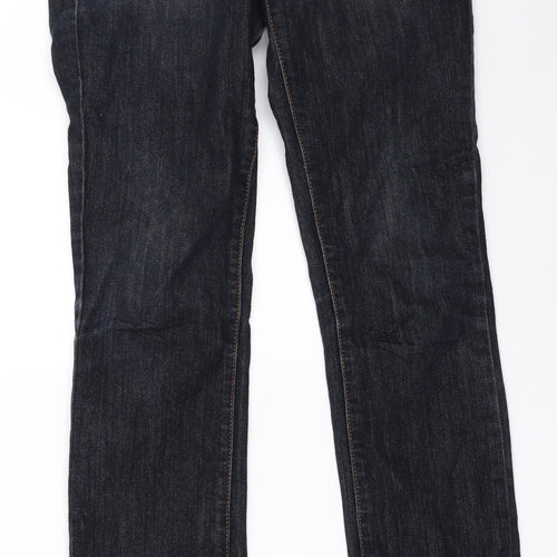 Seyoo Womens Blue  Denim Straight Jeans Size 36 L31.5 in