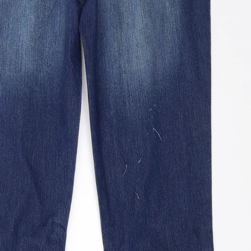 George Womens Blue  Denim Bootcut Jeans Size 12 L30.5 in