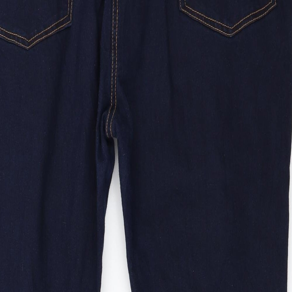 Yours Womens Blue  Denim Straight Jeans Size 22 L26.5 in