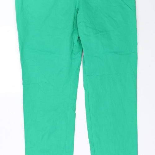 Solar Womens Green   Capri Trousers Size 42 L27.5 in