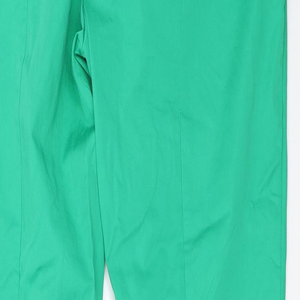 Solar Womens Green   Capri Trousers Size 42 L27.5 in