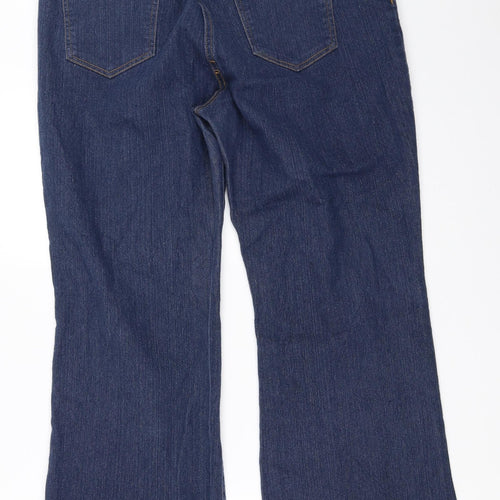 Simply Be Womens Blue  Denim Bootcut Jeans Size 16 L26 in