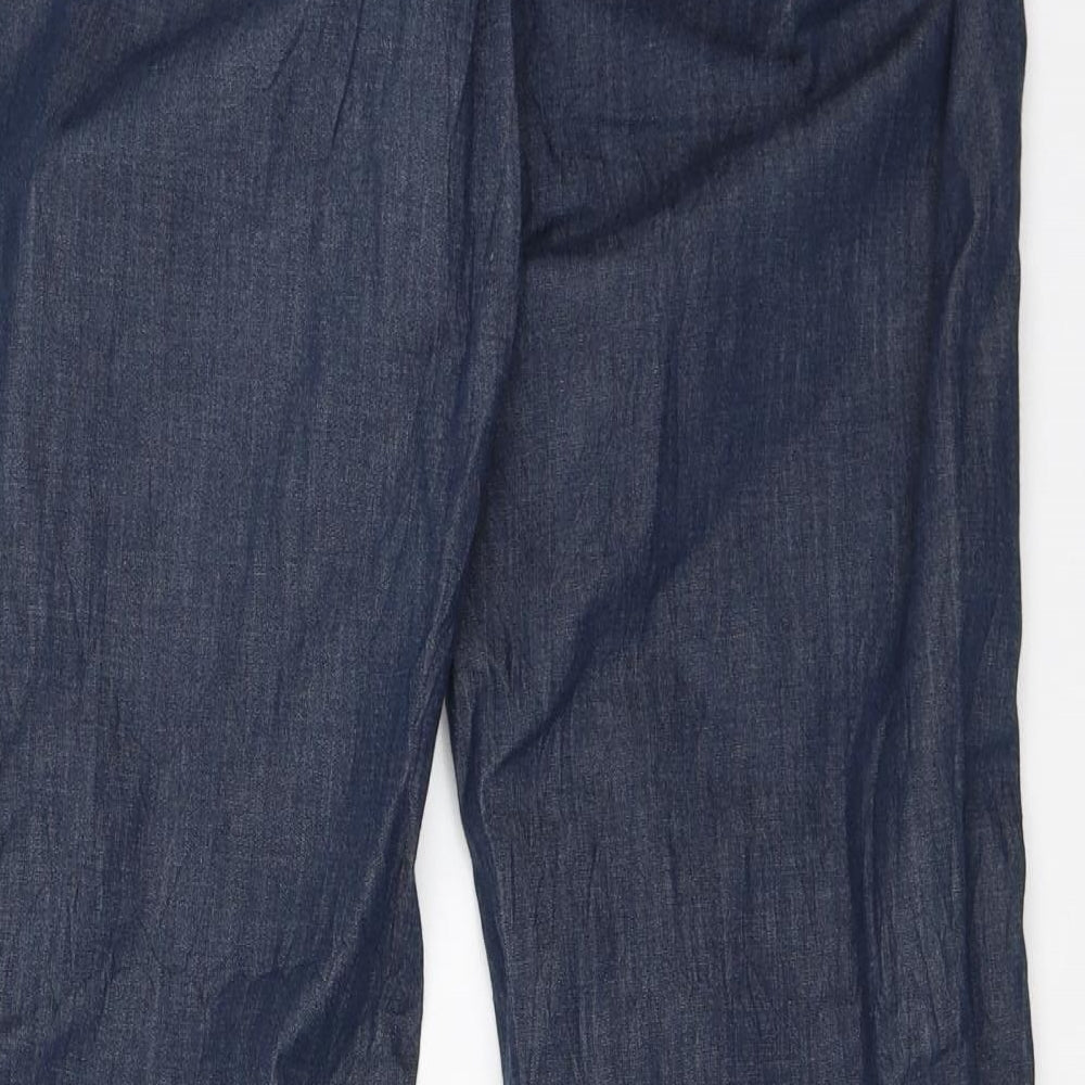 Wallis Womens Blue   Straight Jeans Size 14 L30 in