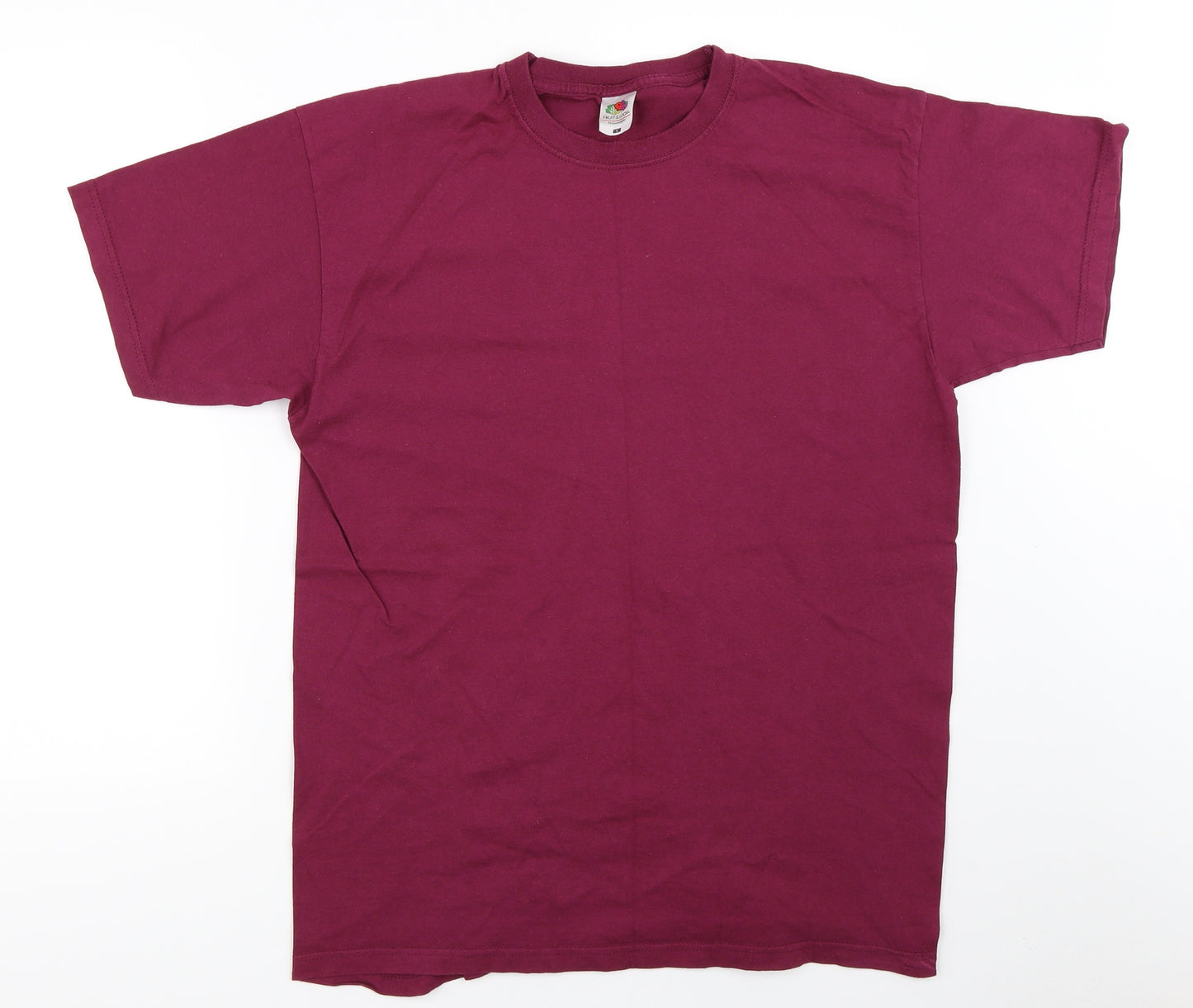 Fruit of the Loom Mens Purple    T-Shirt Size L