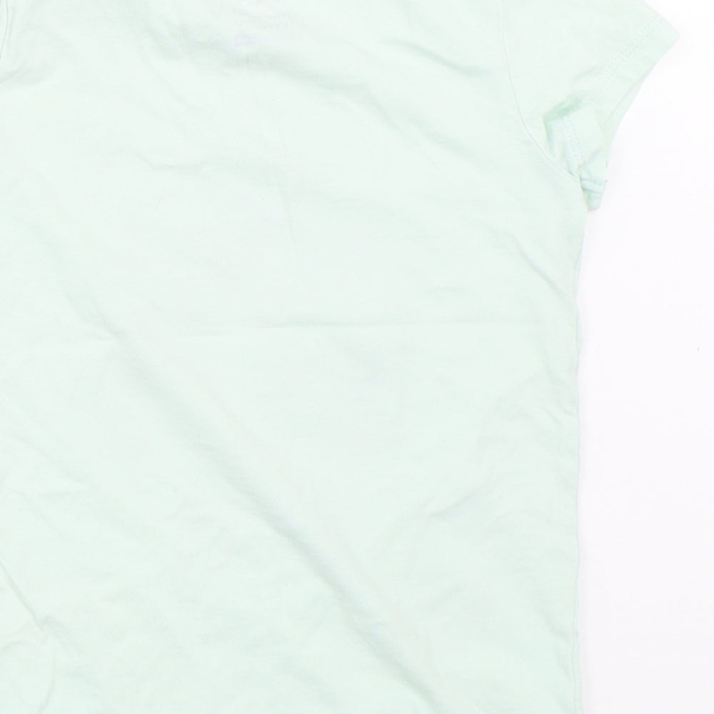 F&F Girls Green   Basic T-Shirt Size 4-5 Years