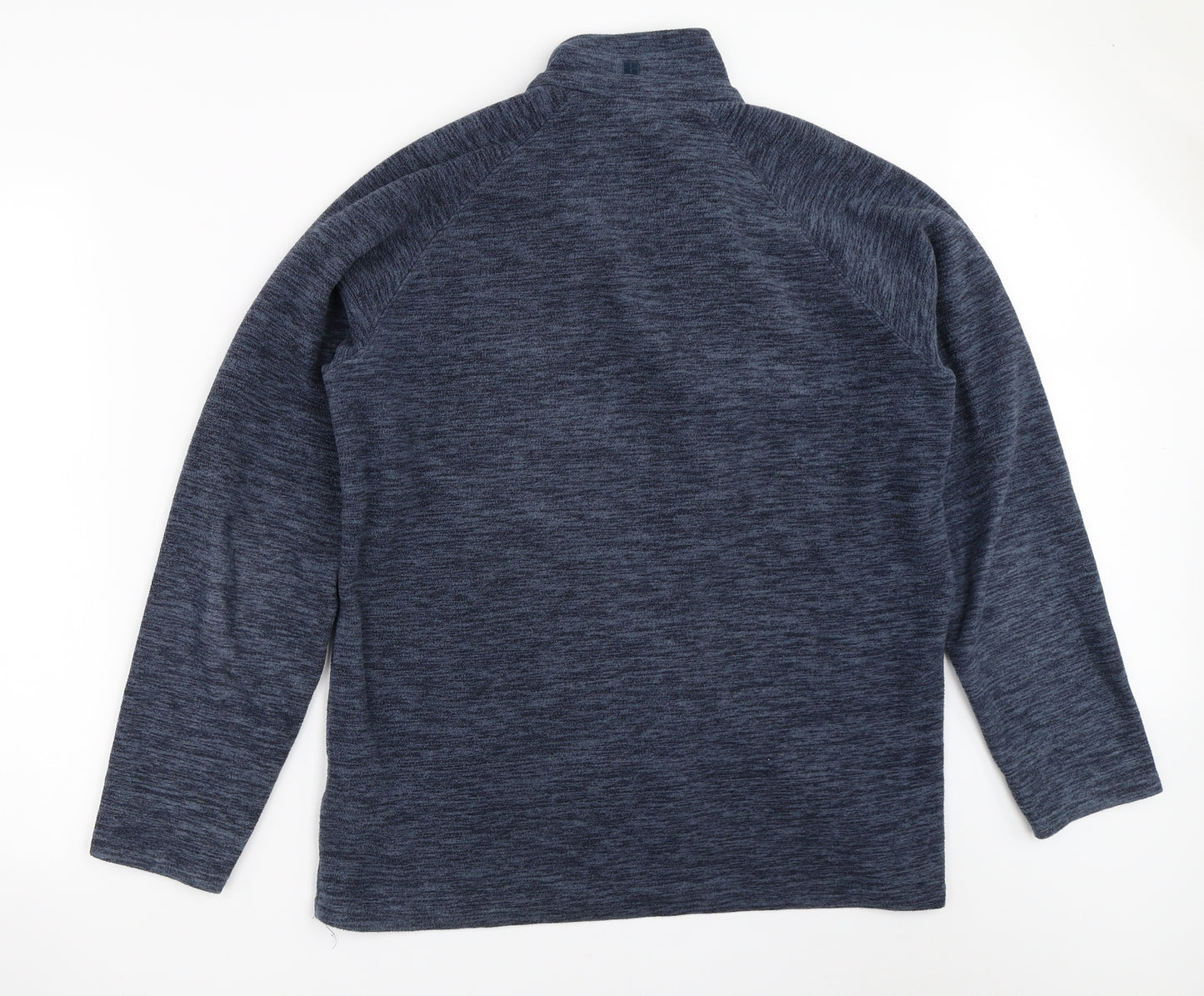 Mountain Warehouse Mens Blue  Fleece Henley Sweatshirt Size L