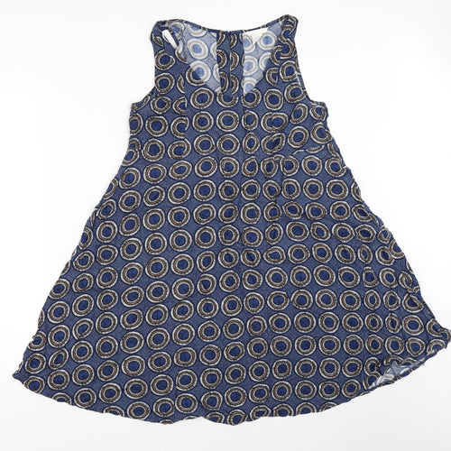 H&M Womens Blue Geometric  Mini  Size 36