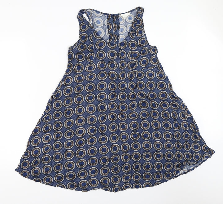 H&M Womens Blue Geometric  Mini  Size 36