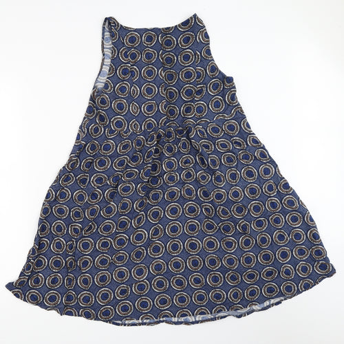 H&M Womens Blue Geometric  Mini  Size 36