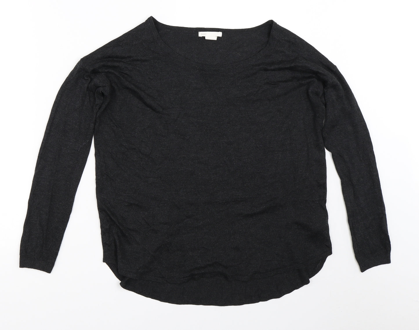H&M Womens Grey   Pullover Jumper Size S