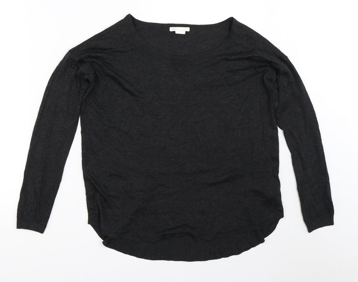 H&M Womens Grey   Pullover Jumper Size S